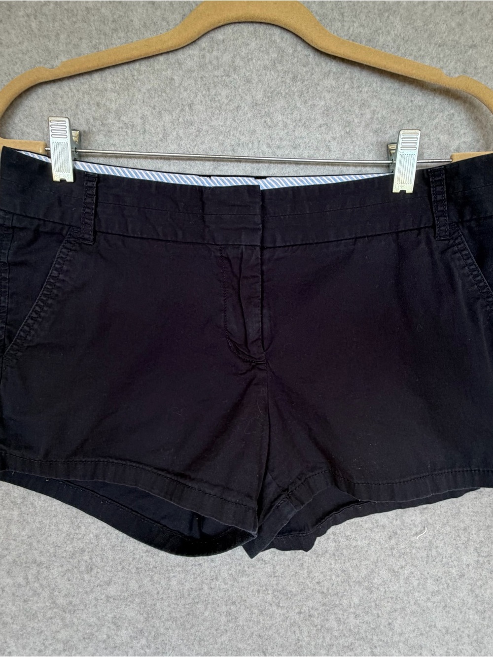 J. Crew Navy Blue High-Rise Tailored Shorts